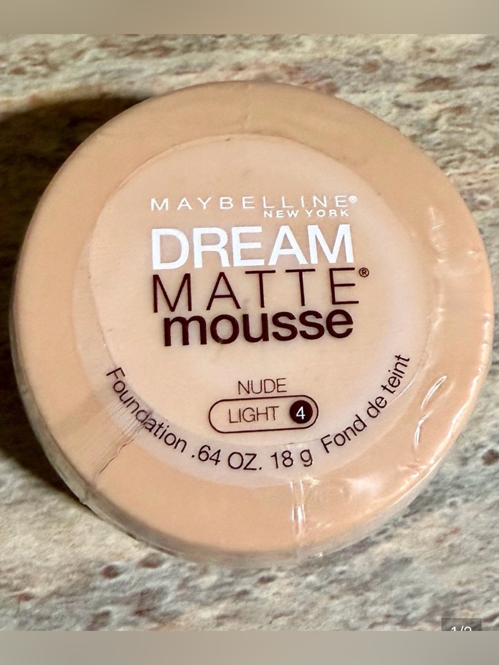 Maybelline Discontinued Nude Light Dream Matte Mousse Foundation- Nude Light (4)